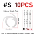 10pcs silvery S