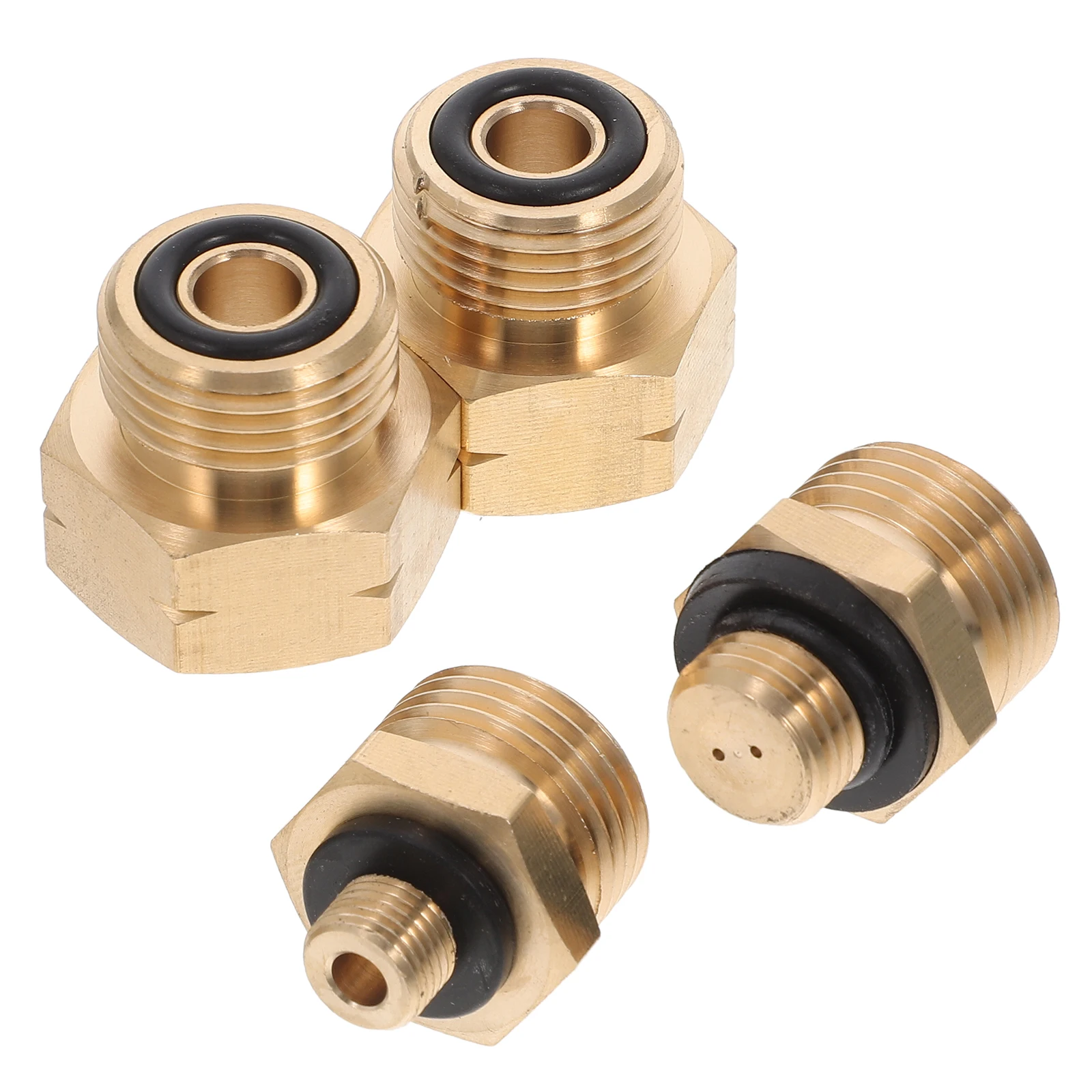 

4pcs Gas Cylinder Connection Adapter for Camping Stove with Portable Design Suitable for BBQ Home Use Outdoor Kitchen Barbecue