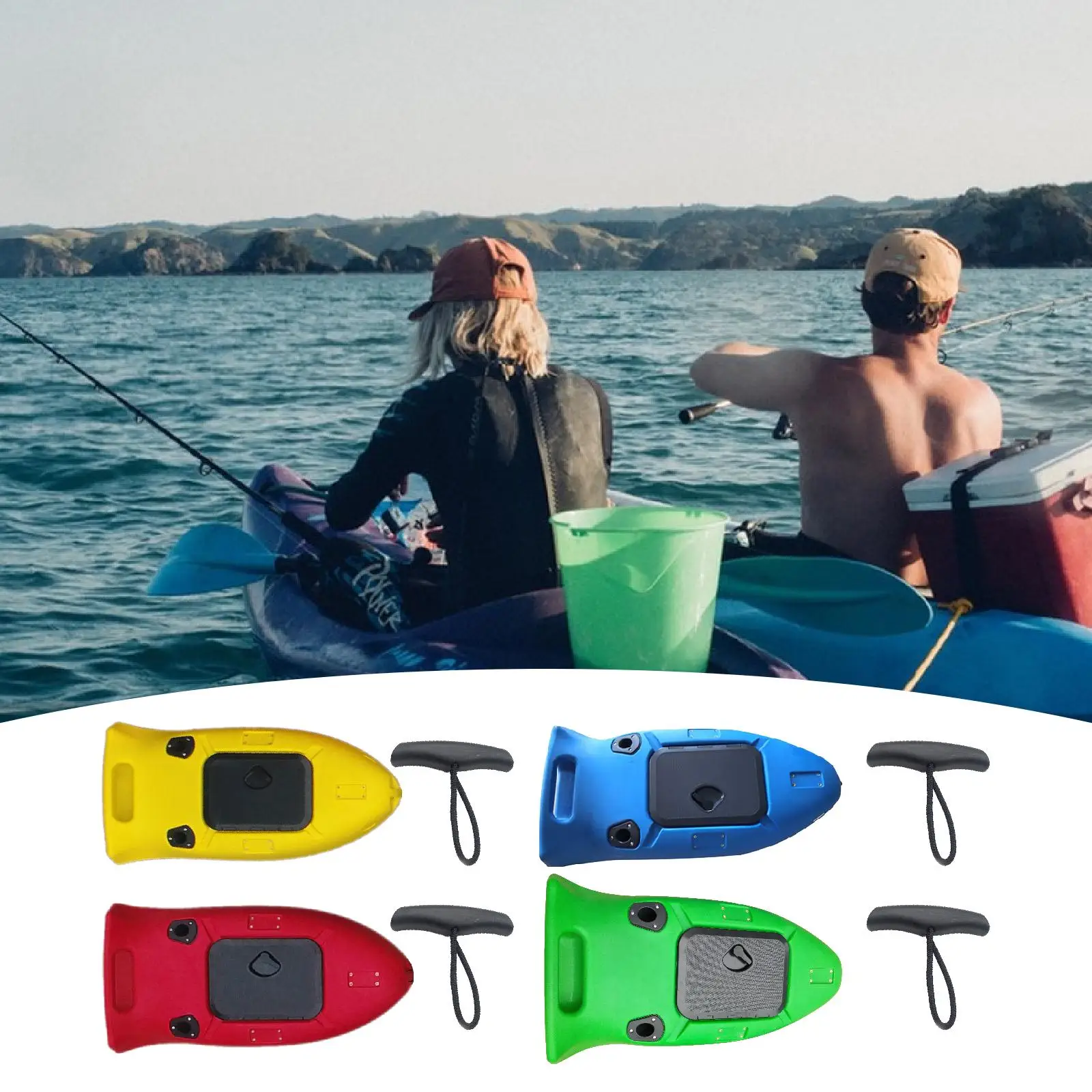 

Kayak Fishing Bucket High Reliability Convenient Waterborne Fishing Boat Box