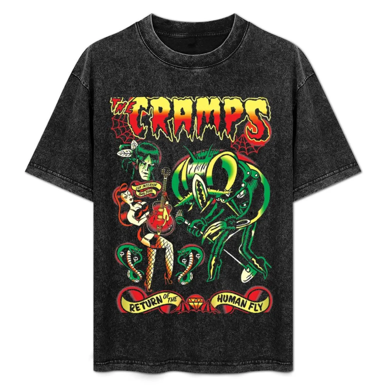 Cramps Punk T-Shirt hippie clothes graphic shirts Men's cotton t-shirt