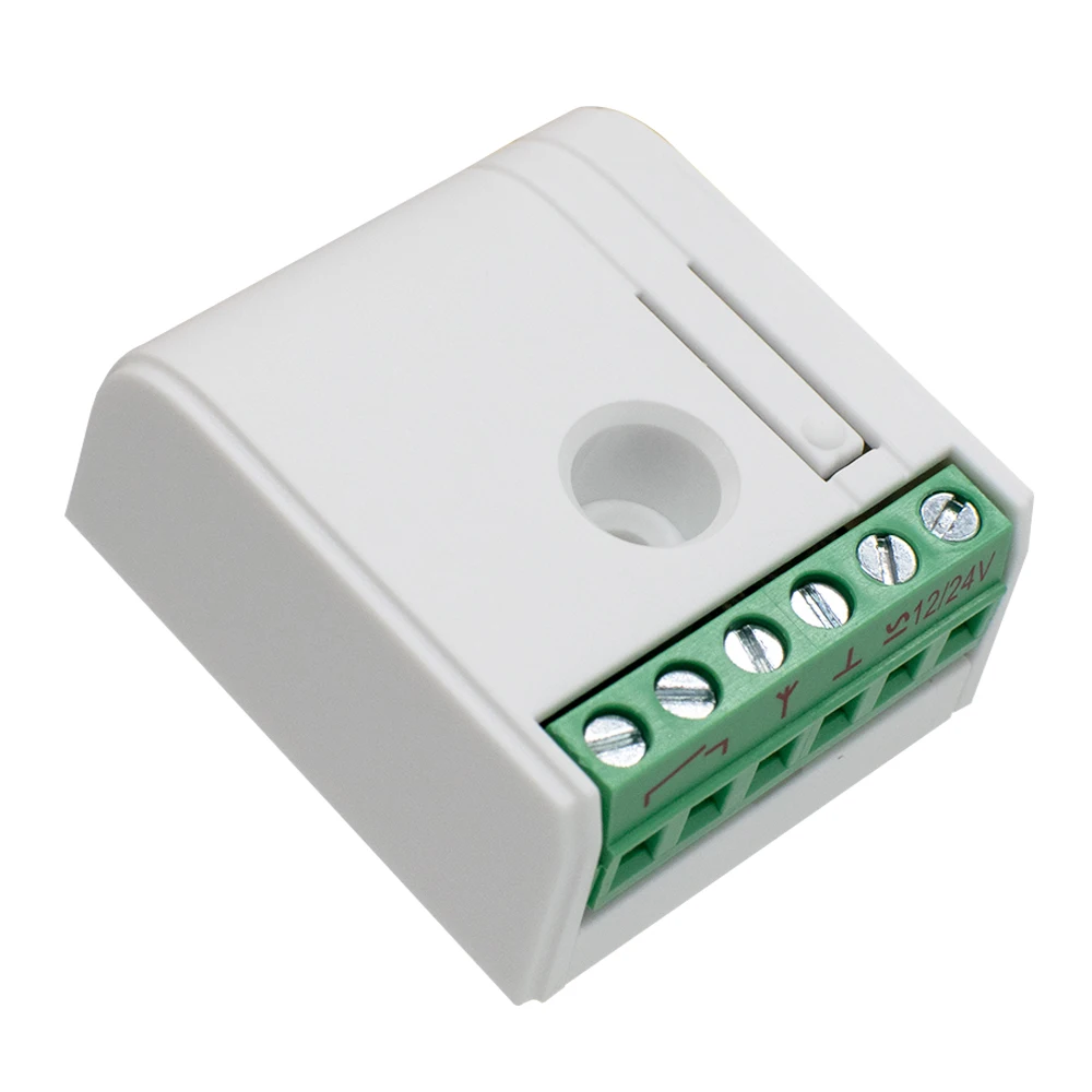 Universal Garage Door 433.92MHz Rolling Code Receiver 12V~24V AC/DC Wireless Gate Door Remote Control Relay Switch