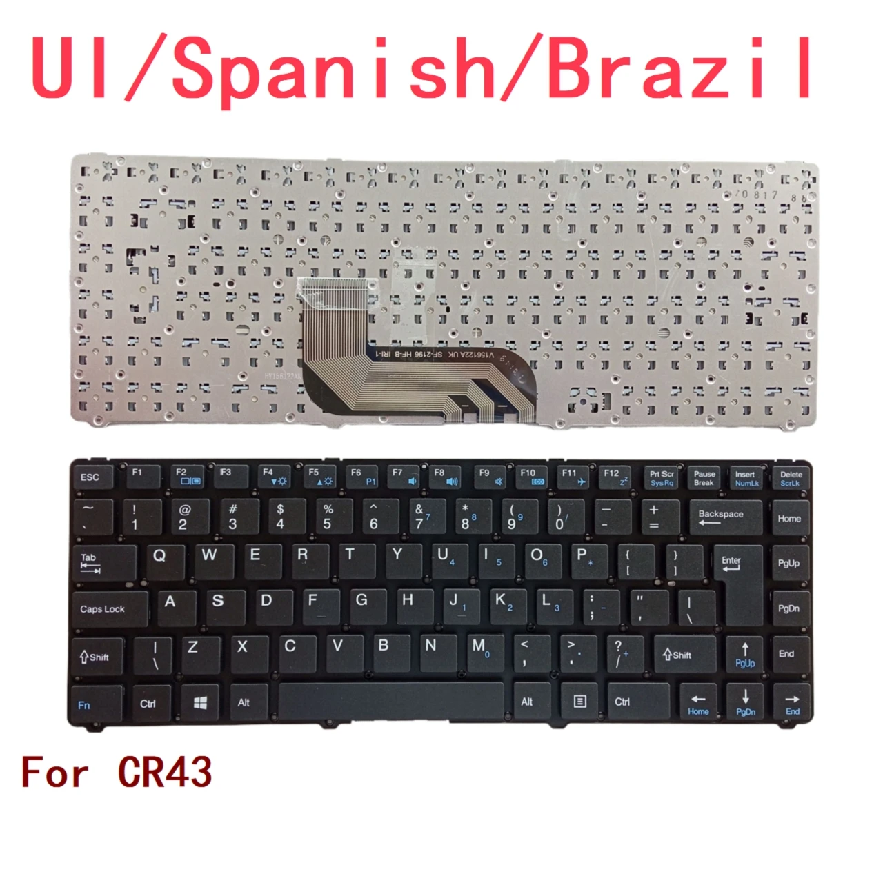 

Новая испанская и бразильская Клавиатура для ноутбука MSI CR43, замена для ноутбука