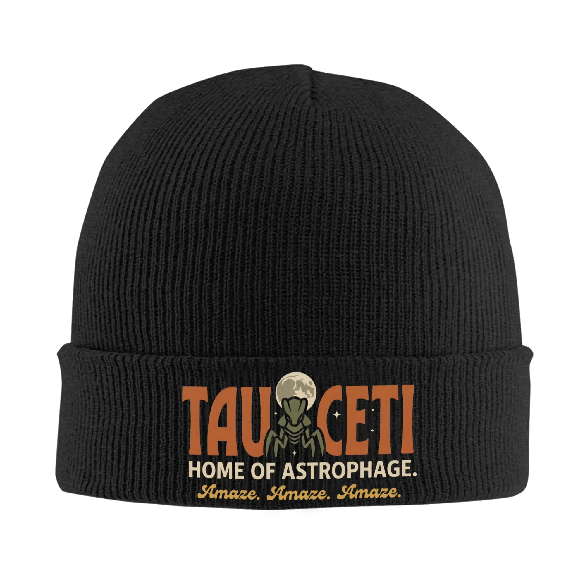 Tau Ceti Project Hail Mary Home Of Astrophage Knit Hat Beanies Autumn Winter Hats Warm Unisex  Fashion  Cap Men Women Gift,