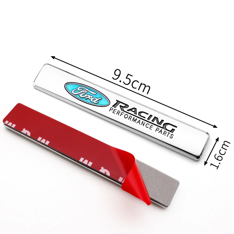 1 pçs 3d metal esporte vip emblema emblema adesivo de carro acessório para ford st linha foco mustang fiesta puma ranger kuga mk7 max f150