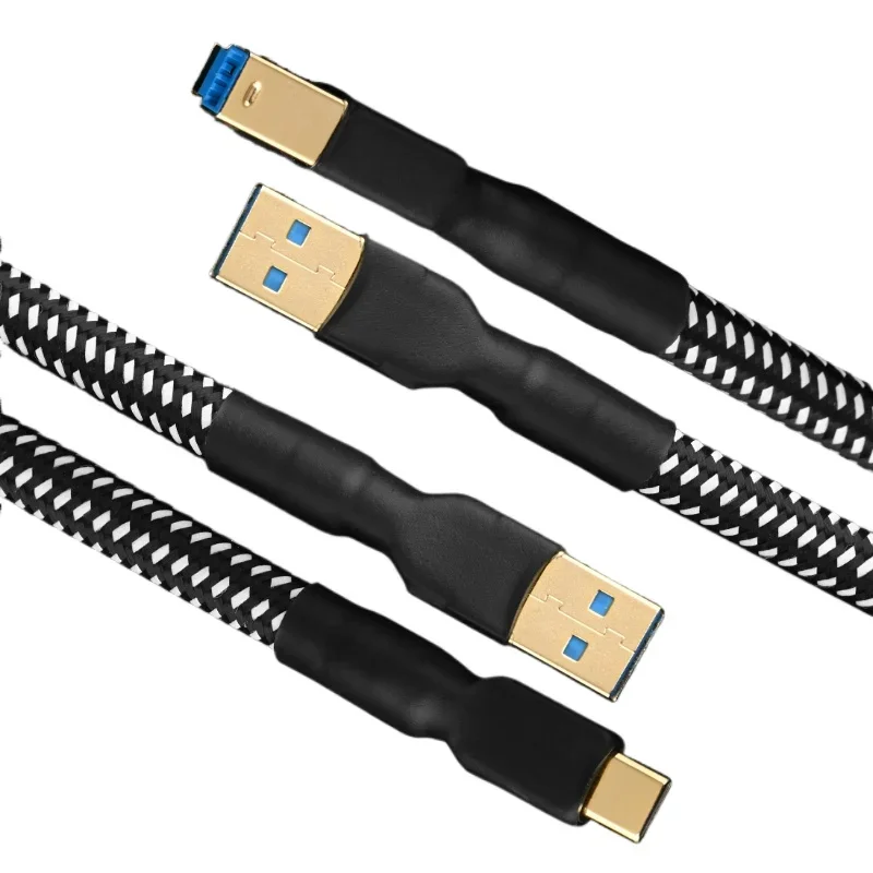 USB 3,0 zu USB B / Typ C Kabel Kupfer Festplatte Hoch geschwindigkeit dac Drucker Audio Digital kabel