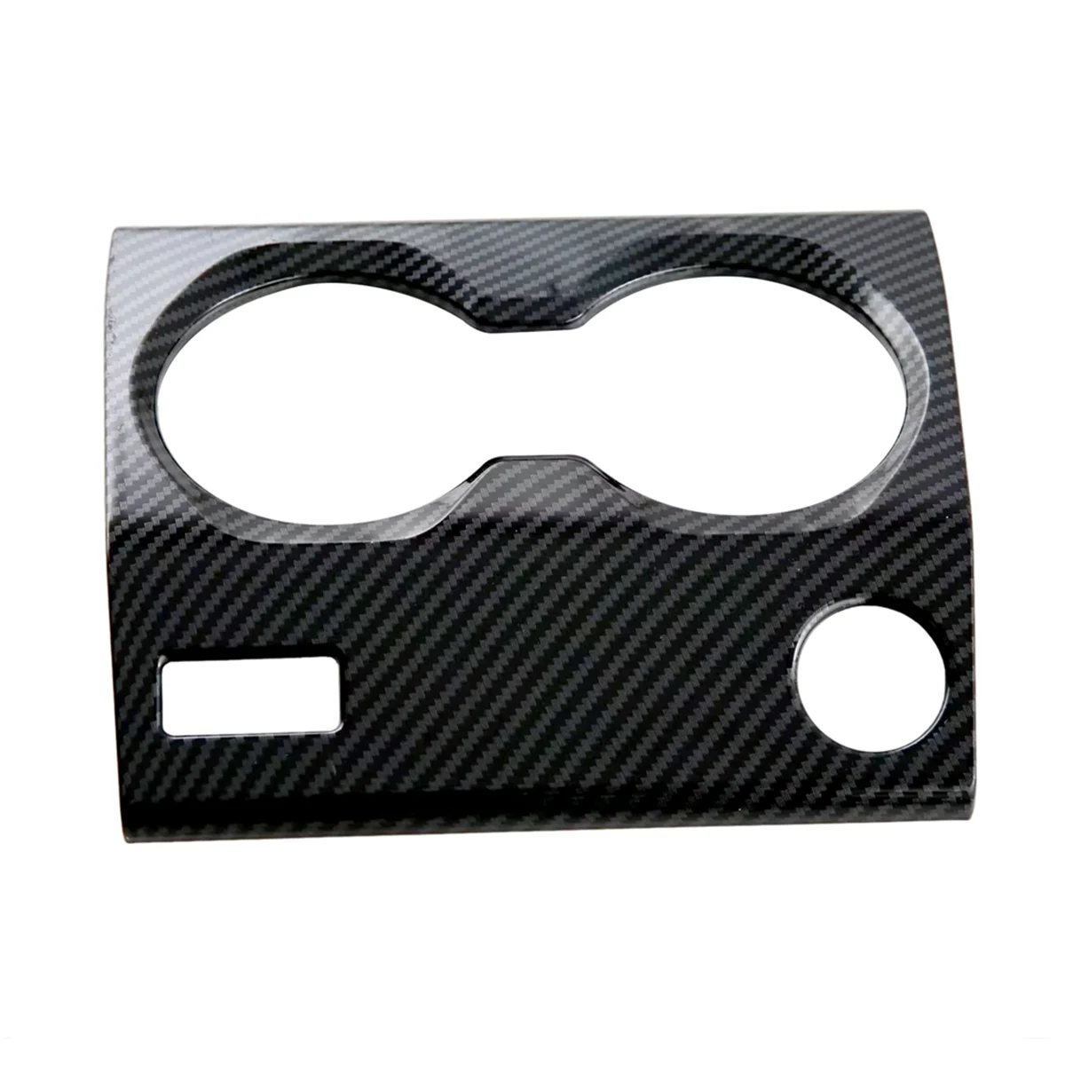 

For BMW X1 U11 2023 2024 Central Control Water Cup Holder Panel Cover Trim Interior Accessories - ABS Carbon