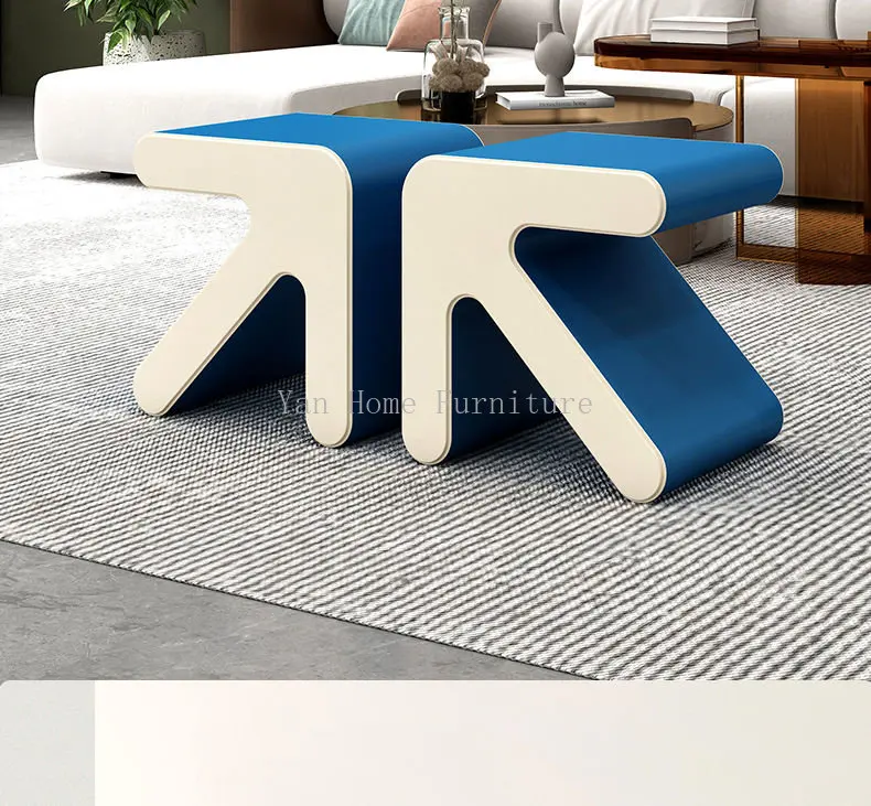 Light Luxury Arrow Small Stool Home Living Room Sofa Low Stool Nordic Minimalist Arrow Door Bench Shoe Replacement Stool