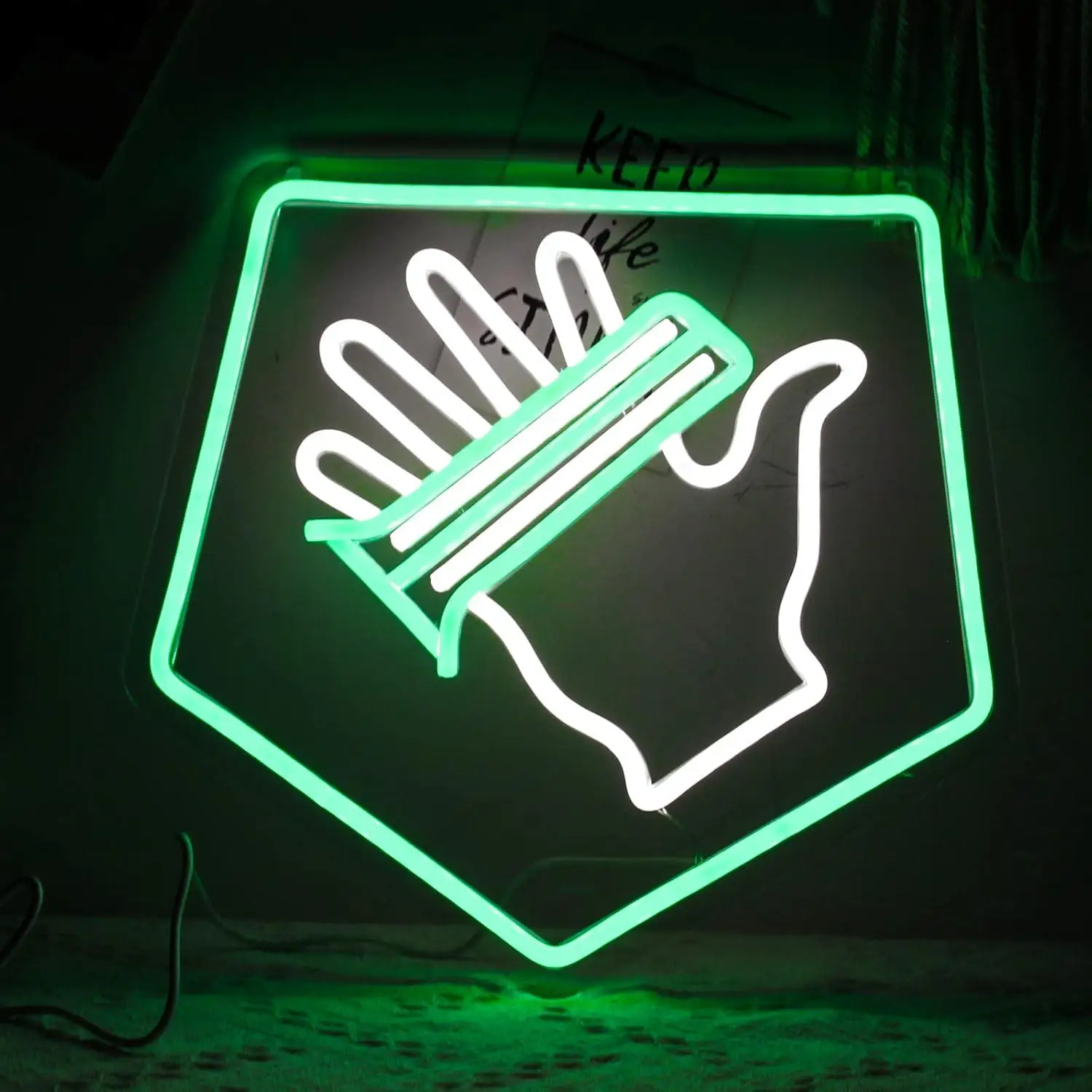 

Игра Palm Neon Sign USB Dimmab Светодиодные фонари для комнаты-подростков для мальчиков-подростков Бар Игровая комната Декор для дня рождения Персонализированные подарки Настенный декор