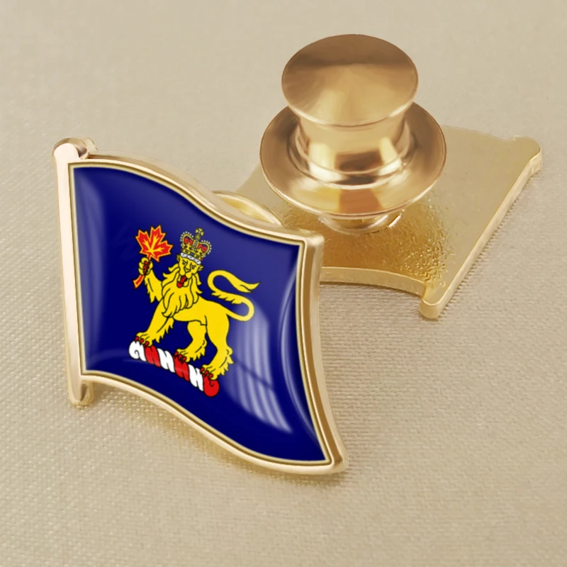 Governor General of Canada Flag National Emblem Brooches Badges Lapel Pins