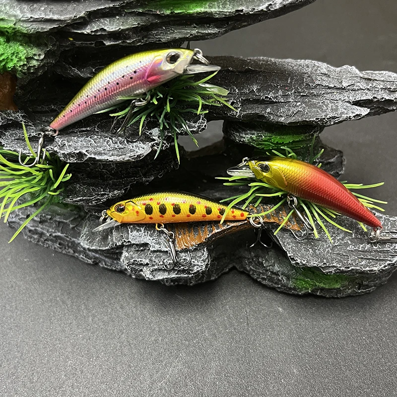 3.5g 50mm Small Sinking Minnow Lure Topmouth Culter Bass Freshwater Artificial Bait Pesca Wobbler Jerkbaits Fishing Equipment