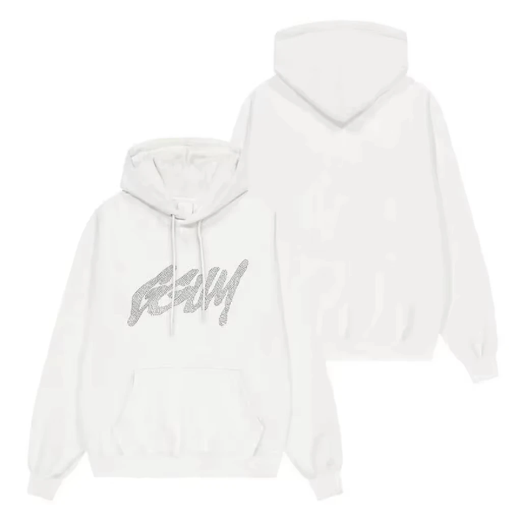 KPOP ins STYLE YEONJUN GGUM Printe Hooded Women's Lost in Space Hoodie Round Neck loose WARM Sweater OVERSIZE CLOTHING