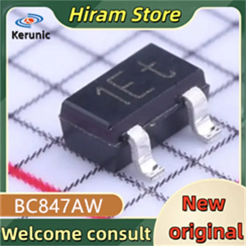 50PCS 1Et New and Original BC847AW BC847A BC847 847A