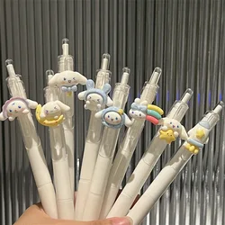 Sanrio Kawaii Cinnamoroll Ballpoint Pen 0.5mm Black Ink Gel Pen Ballpoint Pen Cartoon Ballpoint Pens Cute Korean School Supplies