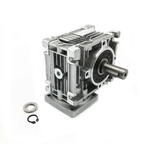 Ingreat NMRV030 Turbo-Worm Gearbox Worm Gear Reducer Speed Reducer 14mm Output for Nema 23 57mm Stepper Motor DC motor gearbox