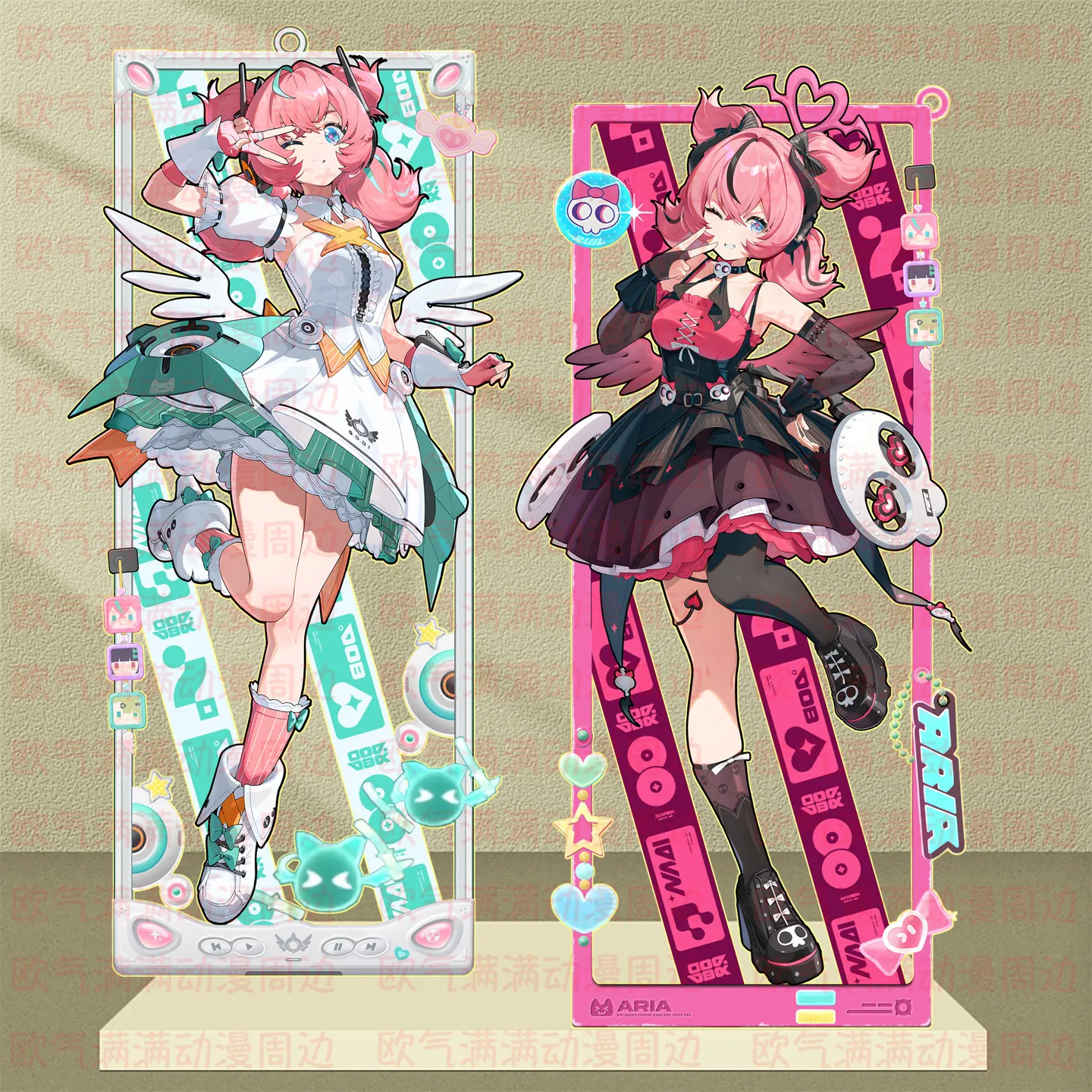 

Anime Game Zenless Zone Zero Sunna Aria Cosplay Metal Bookmarks Souvenir Hollow Out Pendant Collection Mascot Gift