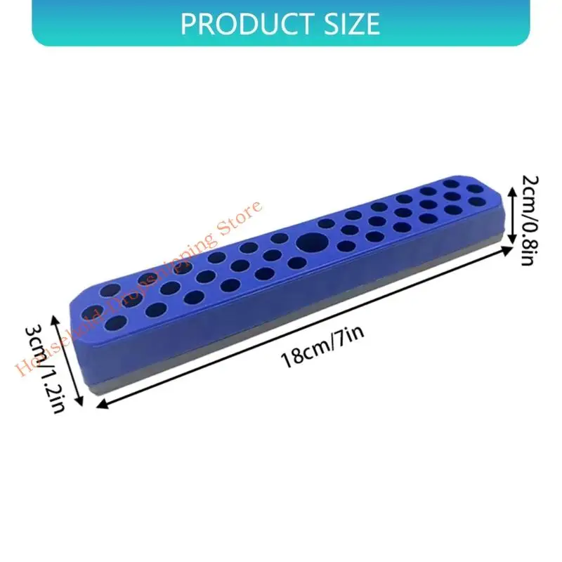 43 Hole Drill Bit 1/4inch Shank Storage Screwdriver Bit Storage 85AD