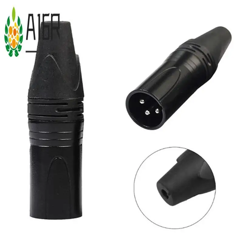 

A16R-10Pcs DIY 3Pin XLR Adapter Socket XLR Aviation Connector Welding Head Microphone Cable Connector