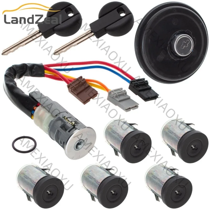 4162F4 4162L9 4162S1 Lock Set Ignition Switch Kit Door Barrels Hardware For Citroen Jumpy Peugeot Expert Fiat Scudo 1995-2006