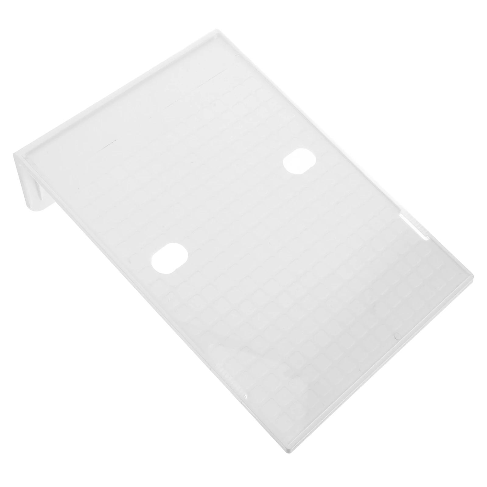 

Clear Plastic Display White Menu Sign Holder Stylish Brochure Card Display Paper Holder Easy Clean