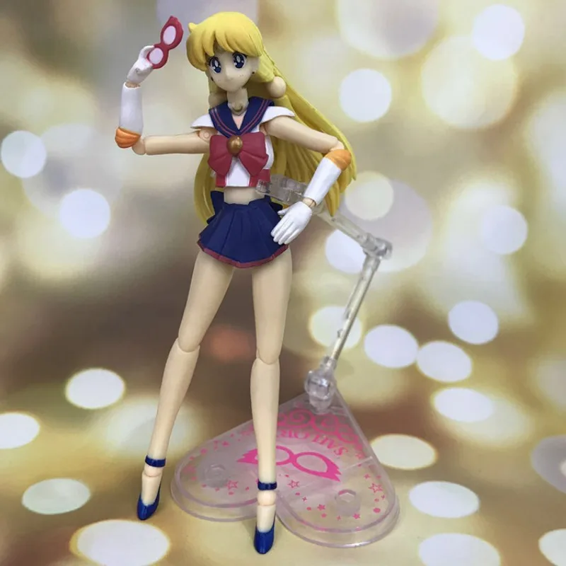 Sailor Moon Anime Figure Aino Minako Action Figures toys model Statue Collection Cake decoration beautiful girl girls doll Gifts