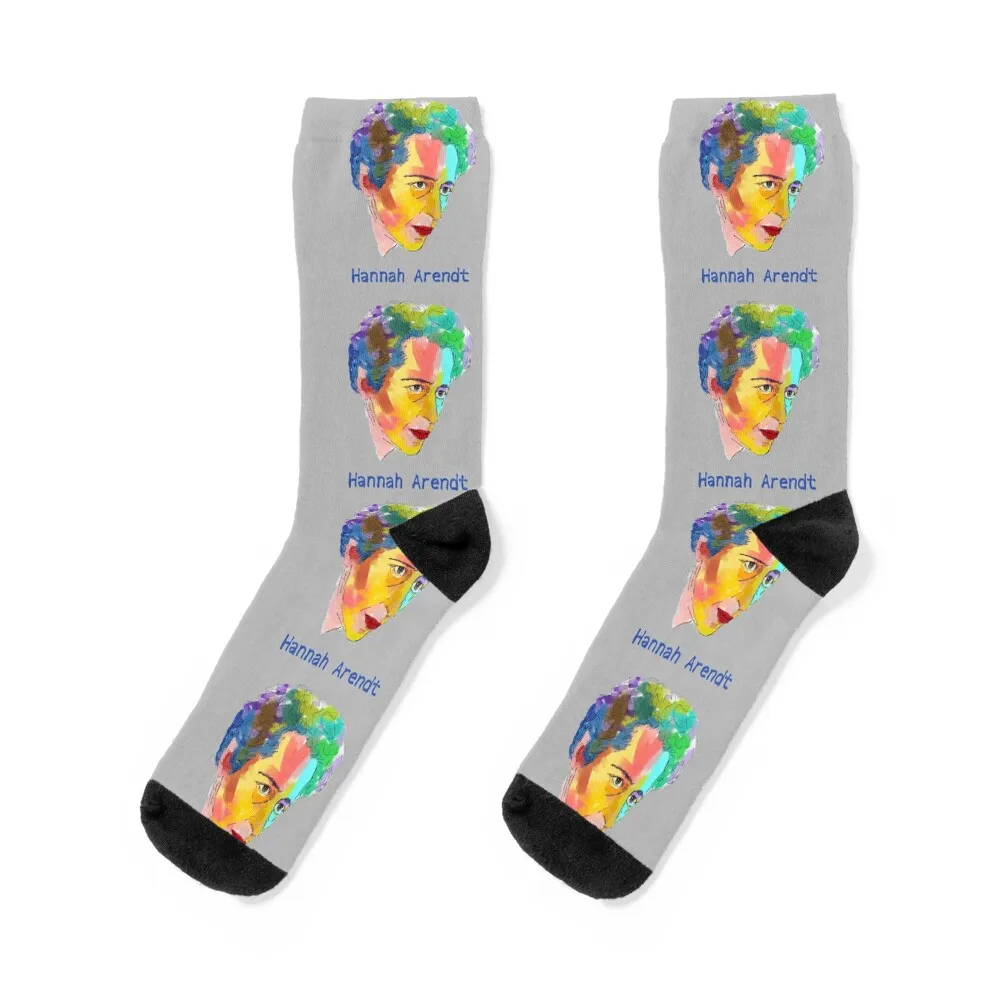 Hannah Arendt هو اسمي Socks Novelties جوارب رياضية كرتونية مضادة للانزلاق للنساء والرجال