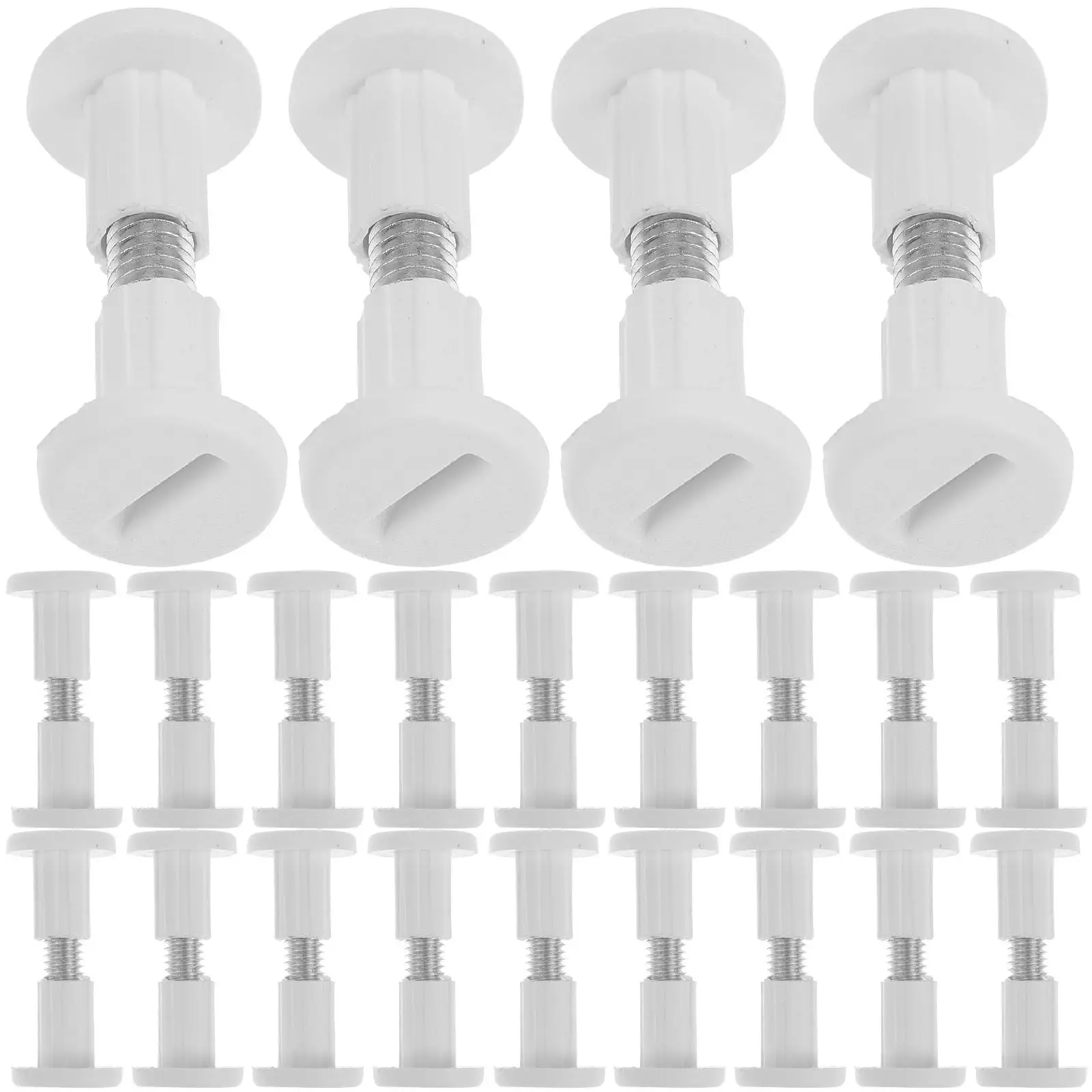 50Pcs Furniture Board Fastener Kit Quick Joining Clamp Nut Docking System Woodworking Hardware for Table Top Fastening Board