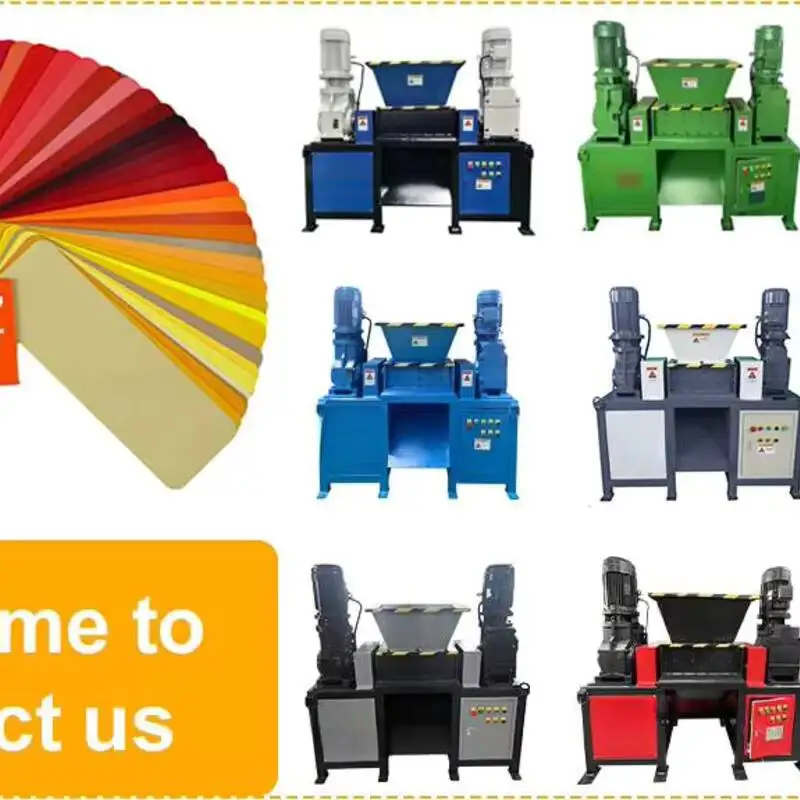 

Дробилка для шин, измельчитель металлолома, кабелерез, двухвальный шредер для различных материалов