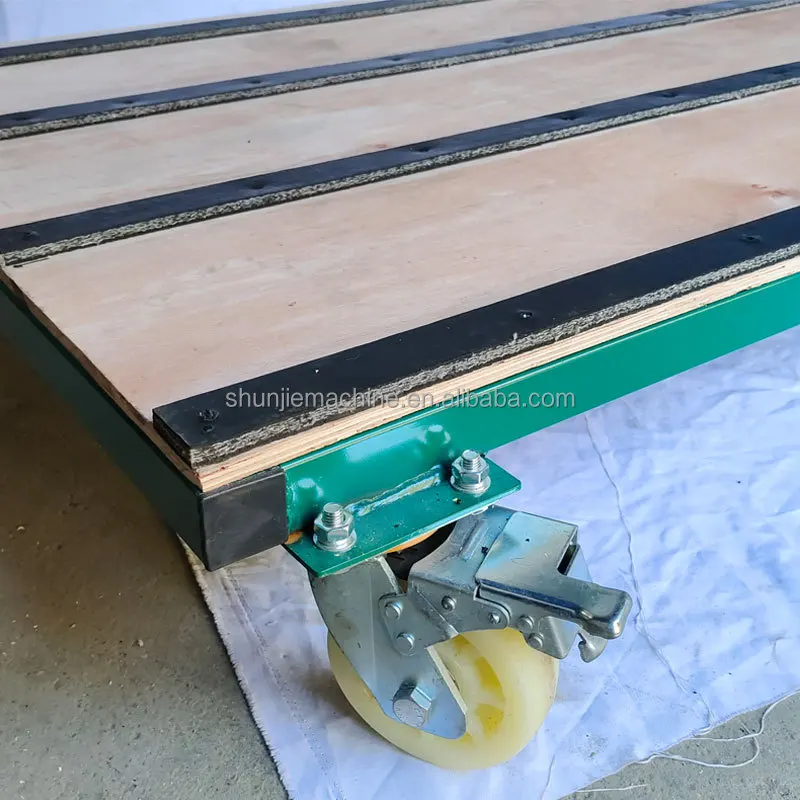 調整カンチレバーサッシカート 60 スロット中空断熱ガラスハープラックドアと窓フレームドリー産業用