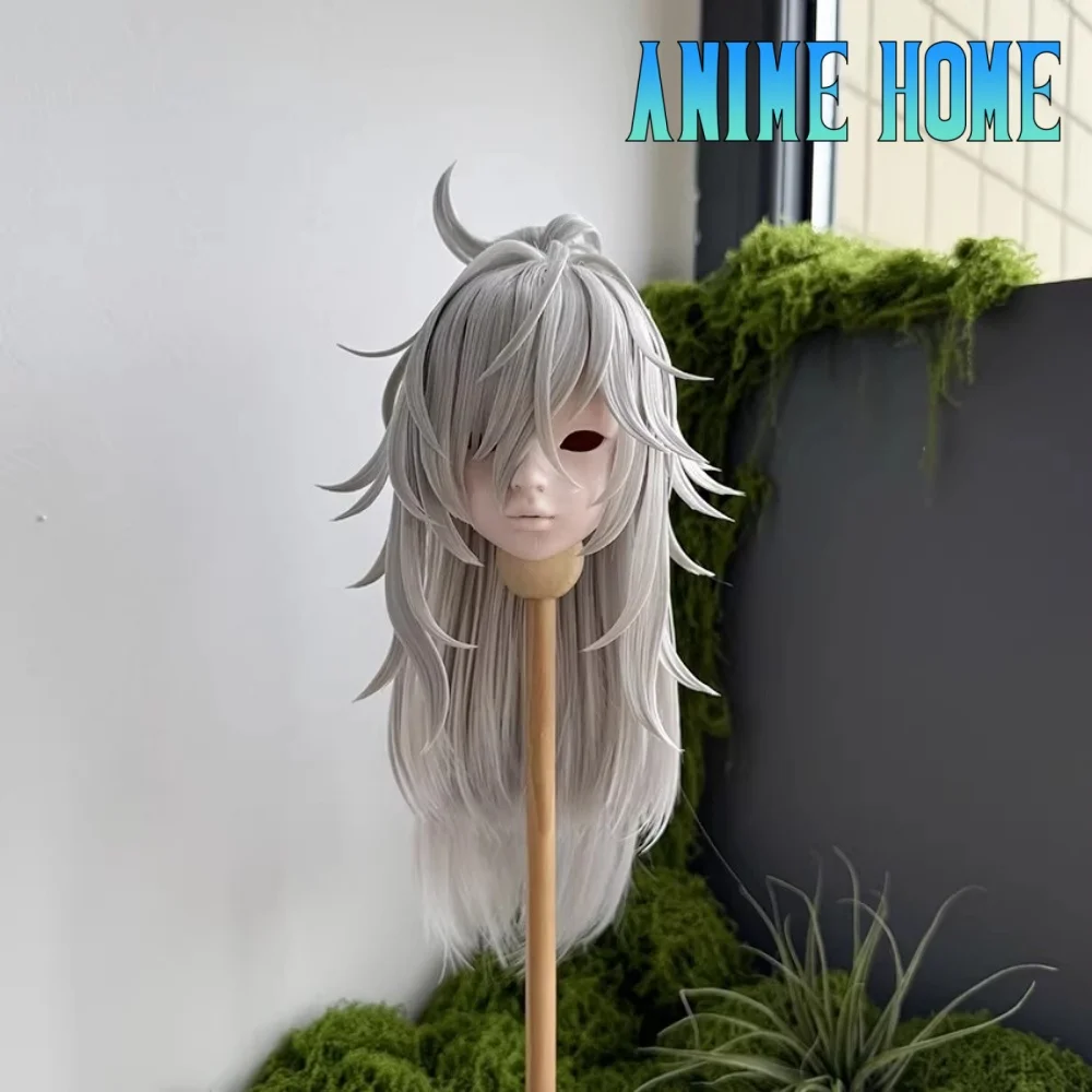 

Game Honkai: Star Rail Jing Yuan Role Cos Handmade Silver Gray Hair 1/3 1/4 1/6 BJD Hair Wig Cosplay KN Gift