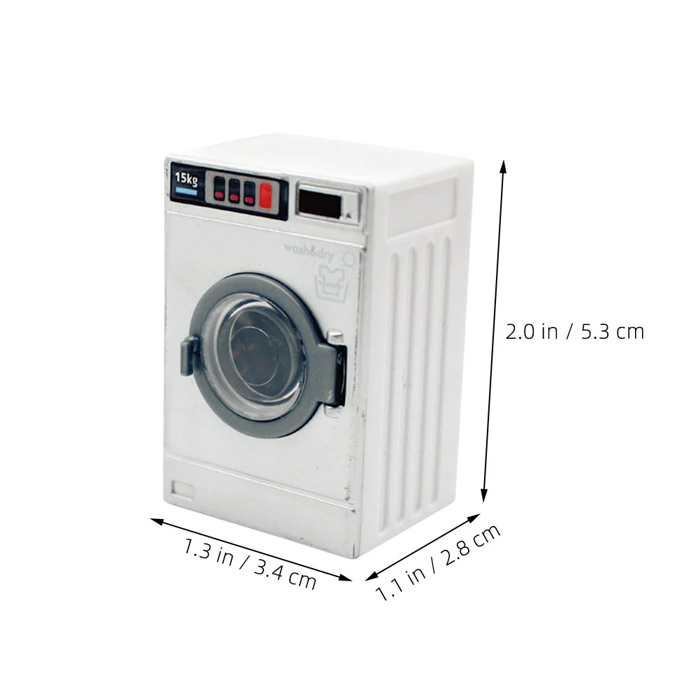 Mini Wasmachine Woonaccessoires Meubels Plastic Bureauornamenten Miniatuur