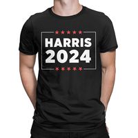 Kamala Harris 2024 President Shirt Apparel Men Women Cotton Novelty Joe Biden T-shirt Short Sleeve Clothes Gift Idea