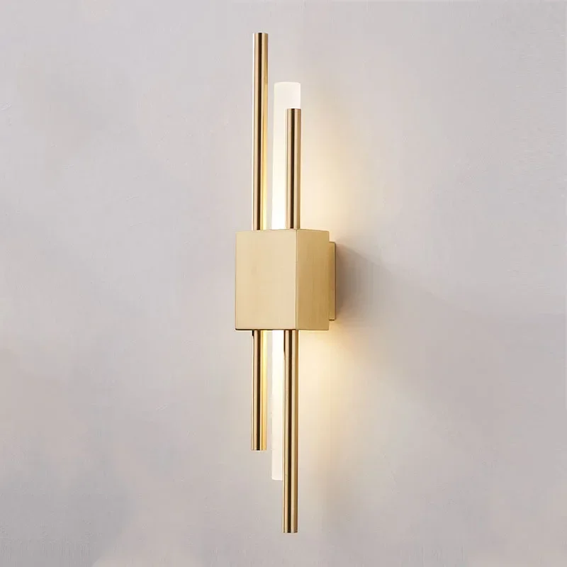 

Modern Minimalist Light Luxury Wall Lamp Bedroom Bedside Lamp Living Room Lamp Hotel Aisle Light