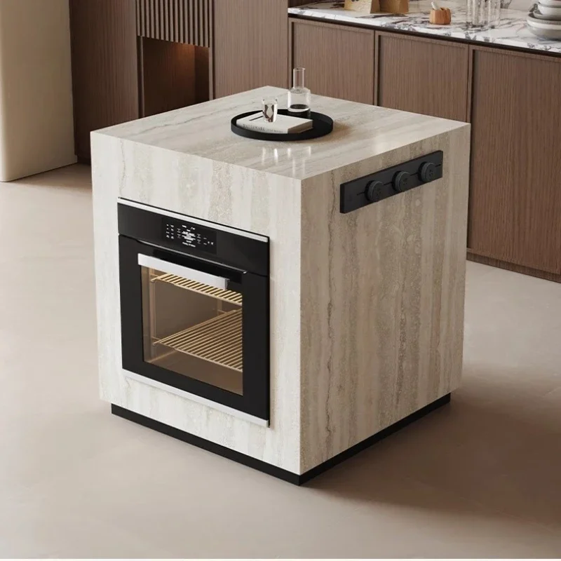 

Island cabinet can be moved separately, ultra-small island Taichung antique kitchen small apartment