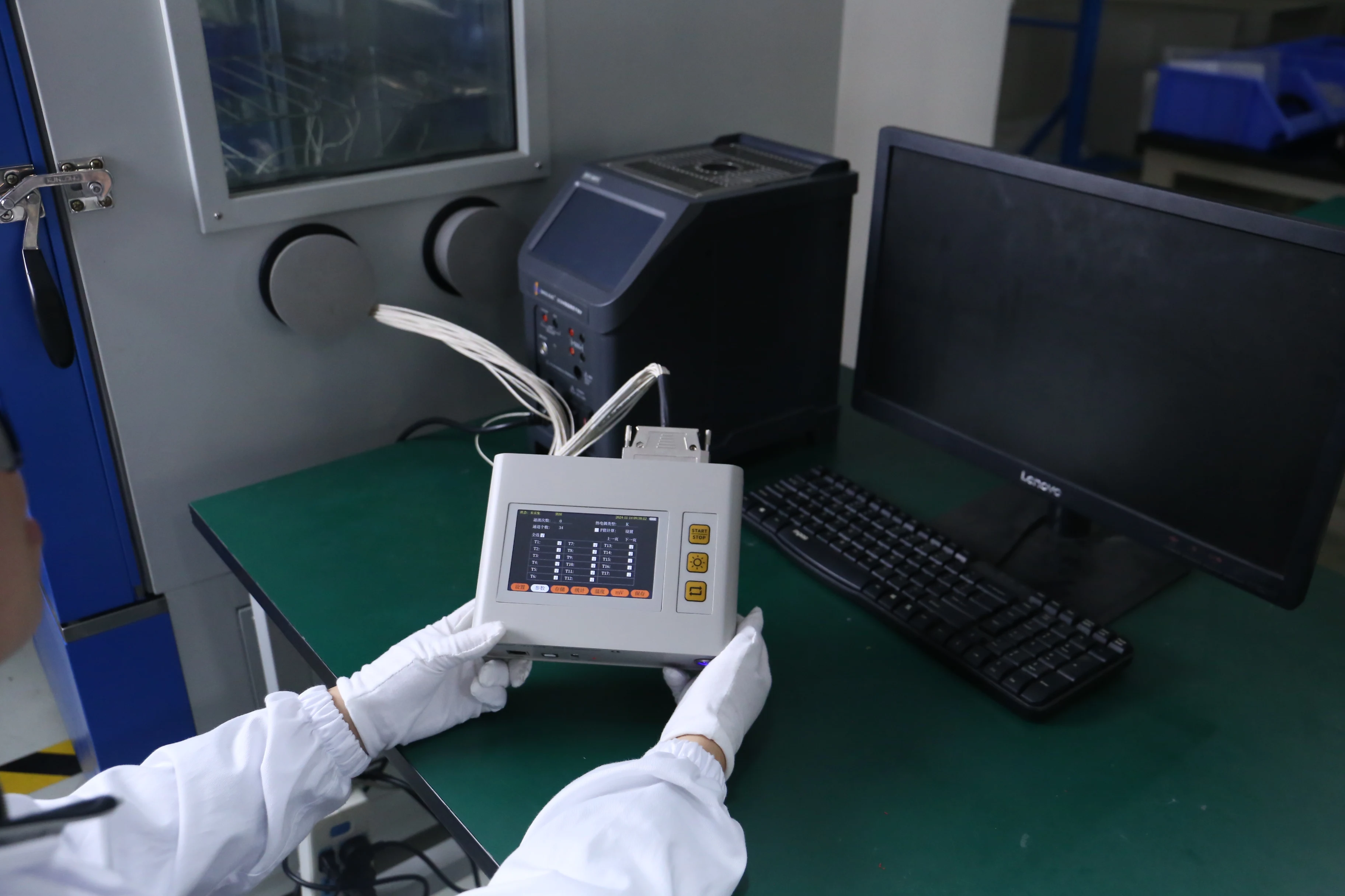 Bestbewertetes Hochgeschwindigkeits-Abtast-Thermoelement-Thermometer mit hintergrundbeleuchtetem Display zur Temperaturüberwachung in chemischen Pflanzen