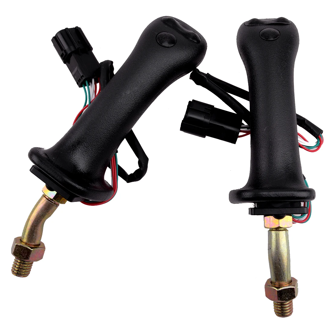 2Pcs Car Left & Right 3 Buttons Excavator Joystick Handle Accessories Fit For Doosan DH DX150 215 225 300 370-9C