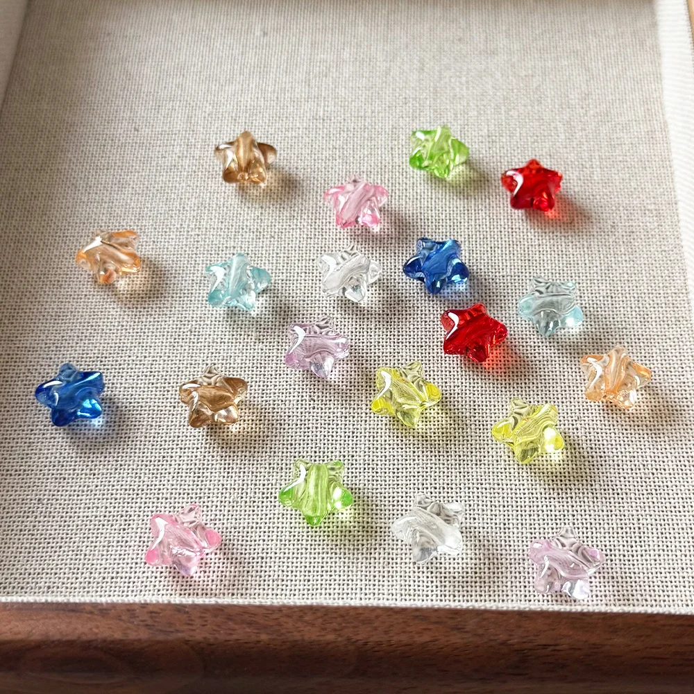 

Cordial Design 500Pcs 11*11MM DIY Beads/Jelly Clear Effect/Hand Made/Jewelry Findings & Components/Star Shape/Acrylic #19149