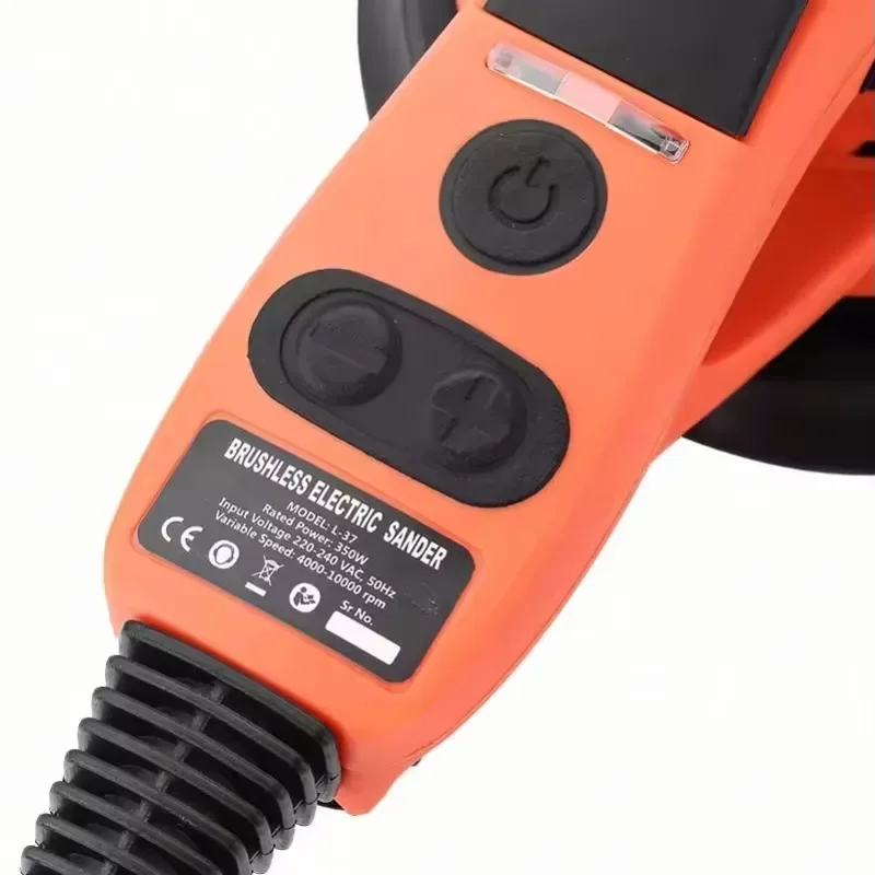 5.0mm & 2.5mm for Car Handheld Metal Mini and Lightweight 350C Brushless Electric Random Orbital Metal Sander Machine