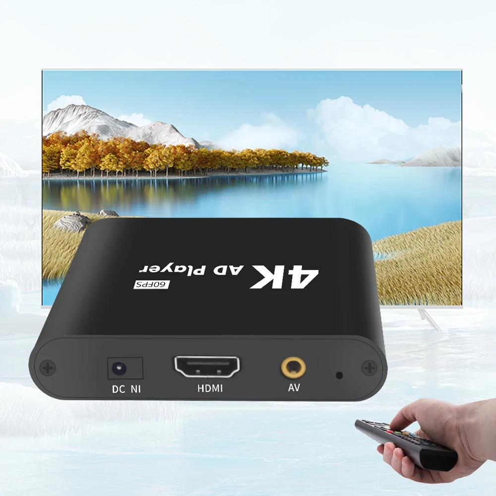 RSH 4K Commercial Advertising Player Indoor Supermarket Mall Using Signage Player Box Digital Menu Boards HD Media Player