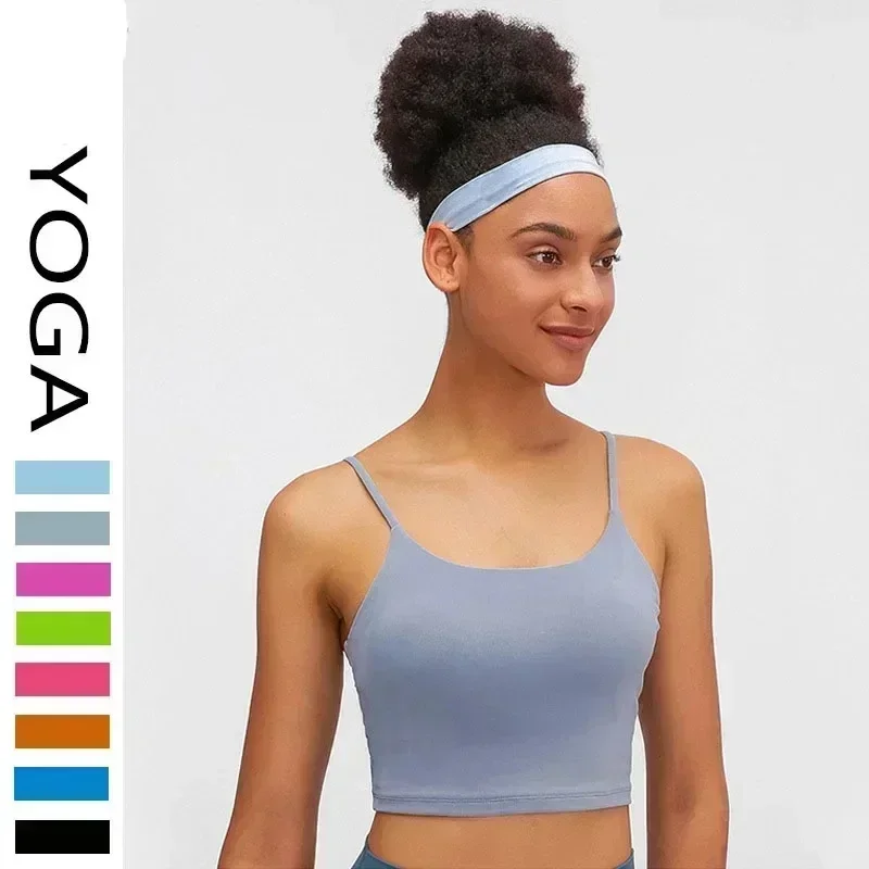 Yoga Sport Haarband Heren en Dames Hoge elastische effen kleur Vochtopname Outdoor Hardlopen Fitness Haarband