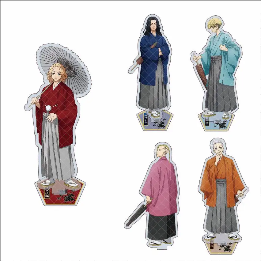 Game Mitsuya Takashi Draken Chifuyu Hanagaki Takemichi Acrylic Stand Doll Anime Manjiro Keisuke Figure Model Cosplay Toy Gift