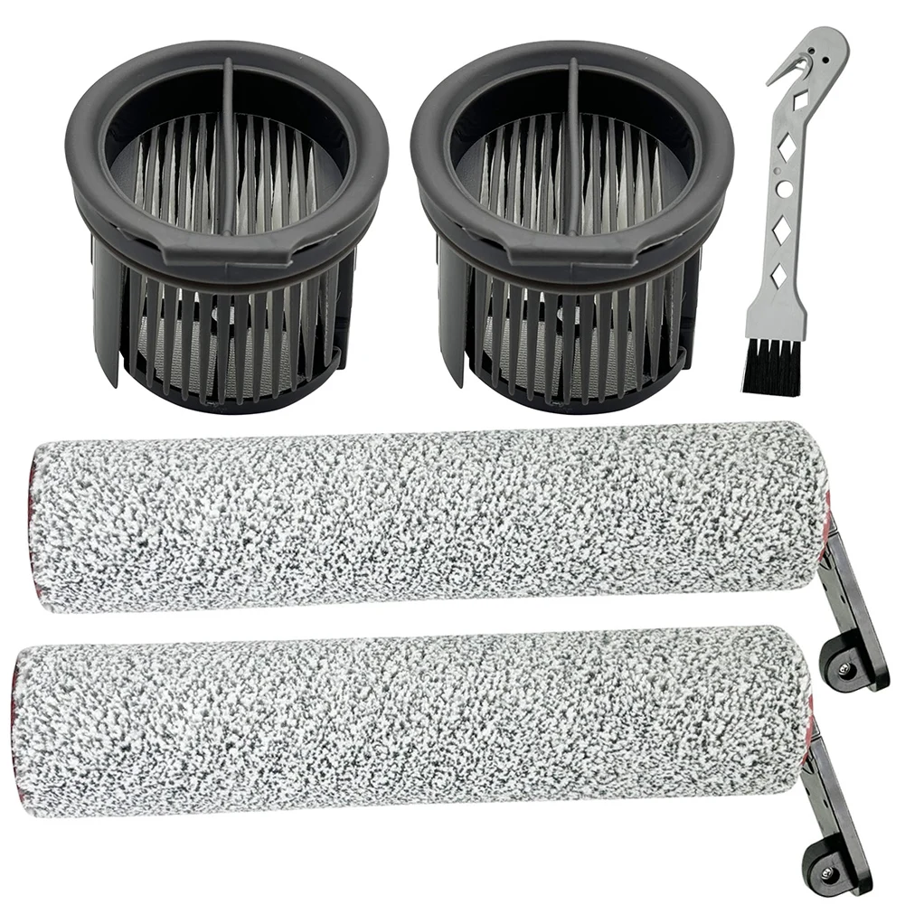 4pcs Brush Rollers Filters Replacement For H14 Vacuum Cleaner Accessories Household Cleaning Supplies