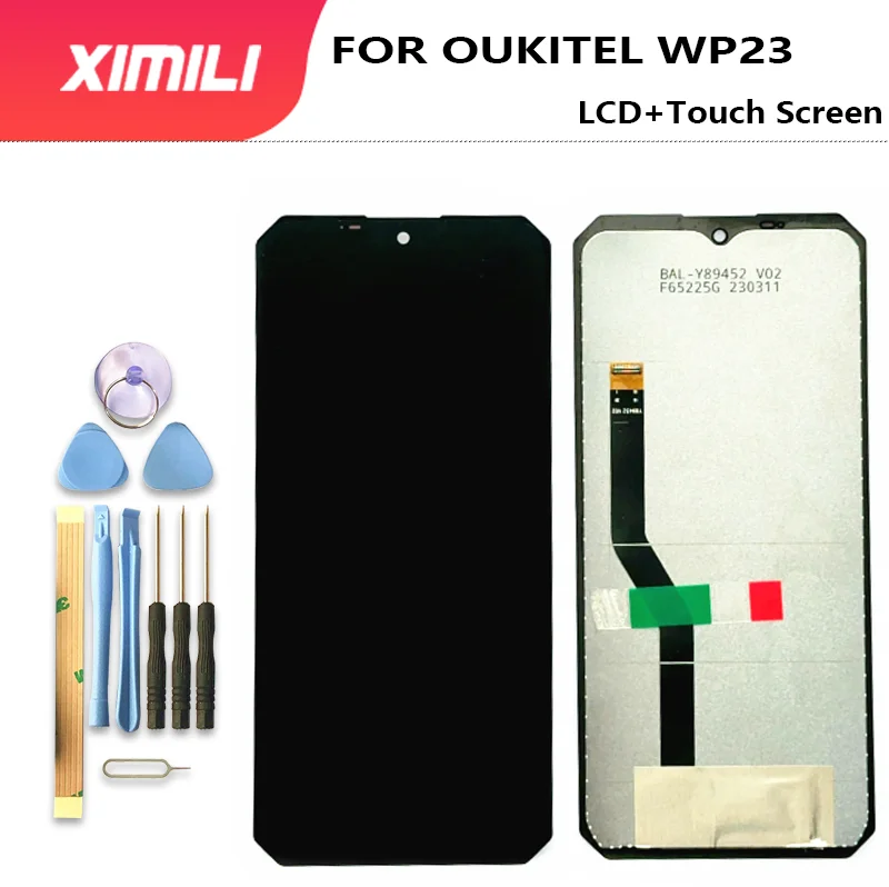 

Original 6.52" For OUKITEL WP23 WP28 WP36 LCD Display + Touch Screen Digitizer Assembly Replacement + TOOLS