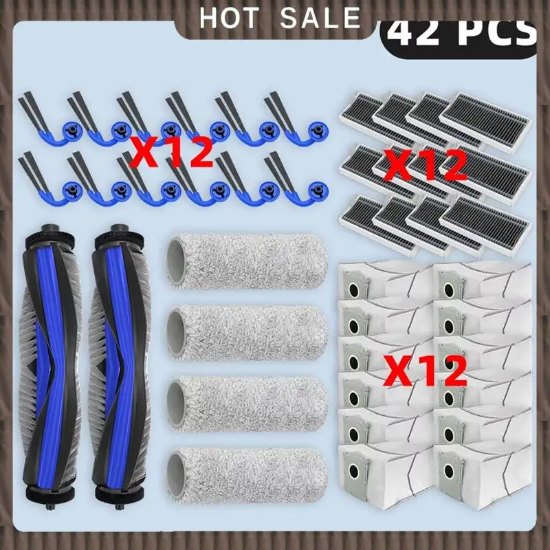 

24-Hour Delivery Main Brush Hepa Filter Roller Mop Dust Bag Replacement Parts For Ecovacs X9 Pro Omni Spare Accessories