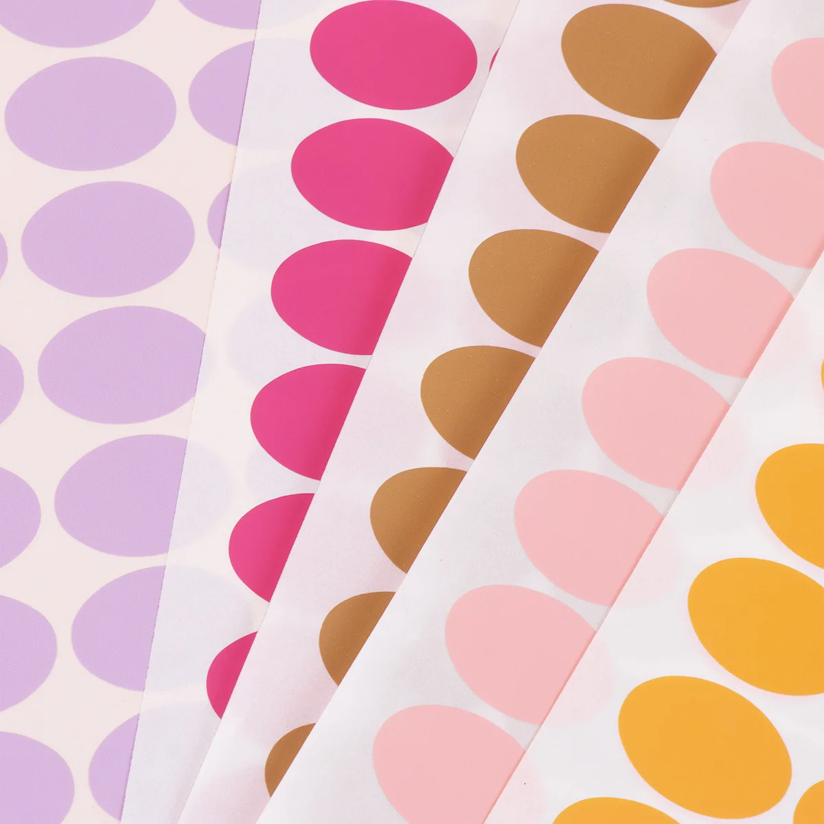 

10 Sheets A4 Colorful Round Adhesive Stickers Premium Paper Decals For Gifts Scrapbook Halloween Wedding Party Decor Dot