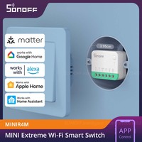 SONOFF MINIR4M Extreme Wi-Fi Smart Switch MINIR4 Matter Compatible Detach Upgraded Relay ESP32 Chip for Samrt Home Alexa Google