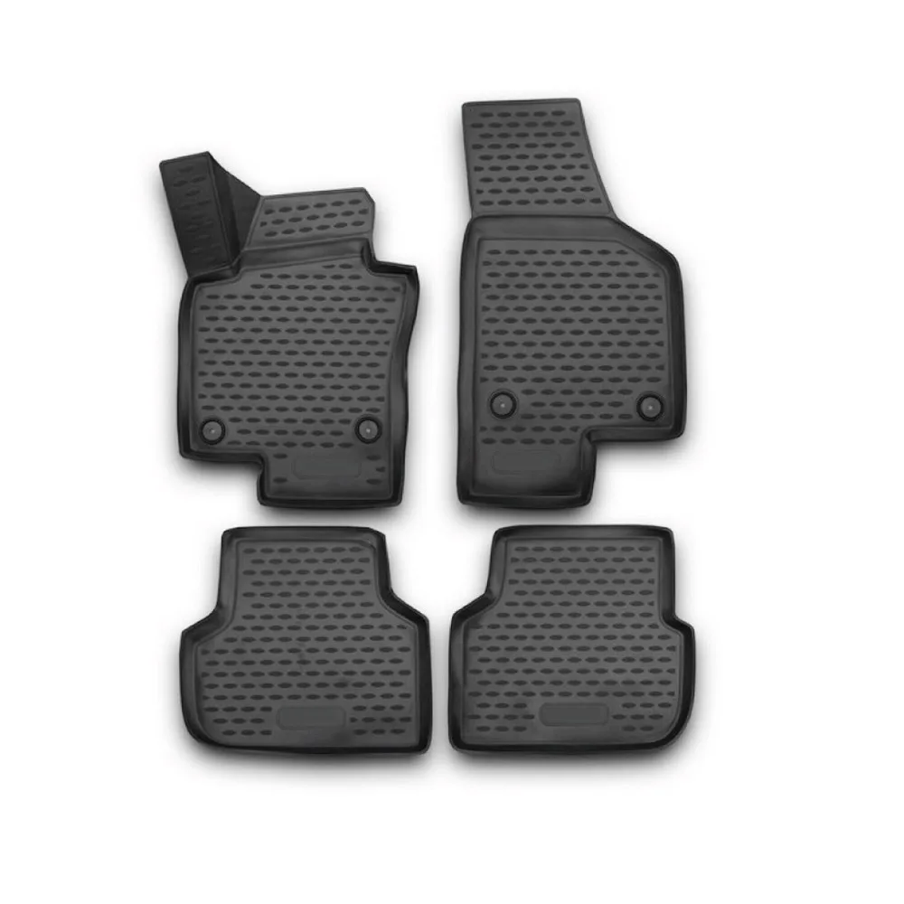 

Floor Mats Liner for VW Jetta A6 2011-2018 Black TPE All-Weather 4 Pcs United States