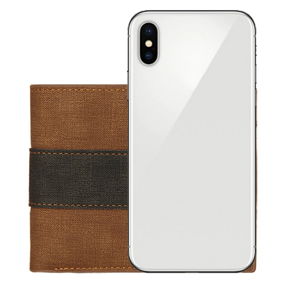 Retro Men's Wallet With Color Matching High Capacity Lightweight Coin Purse For Ticket Coin Money Card