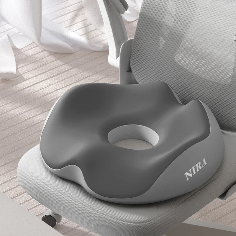 

Ортопедическая подушка для офисного кресла с эффектом памяти, утолщенная, для поддержки поясницы, от геморроя, для длительного сидения