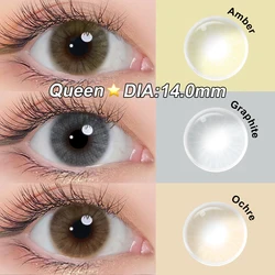 MAGSITER Queen Amber/Avela Natural Color Contact Lenses For Eyes Contact Lenses Fit For Daily Wear Eyes Cosmetics Lens 6 Months