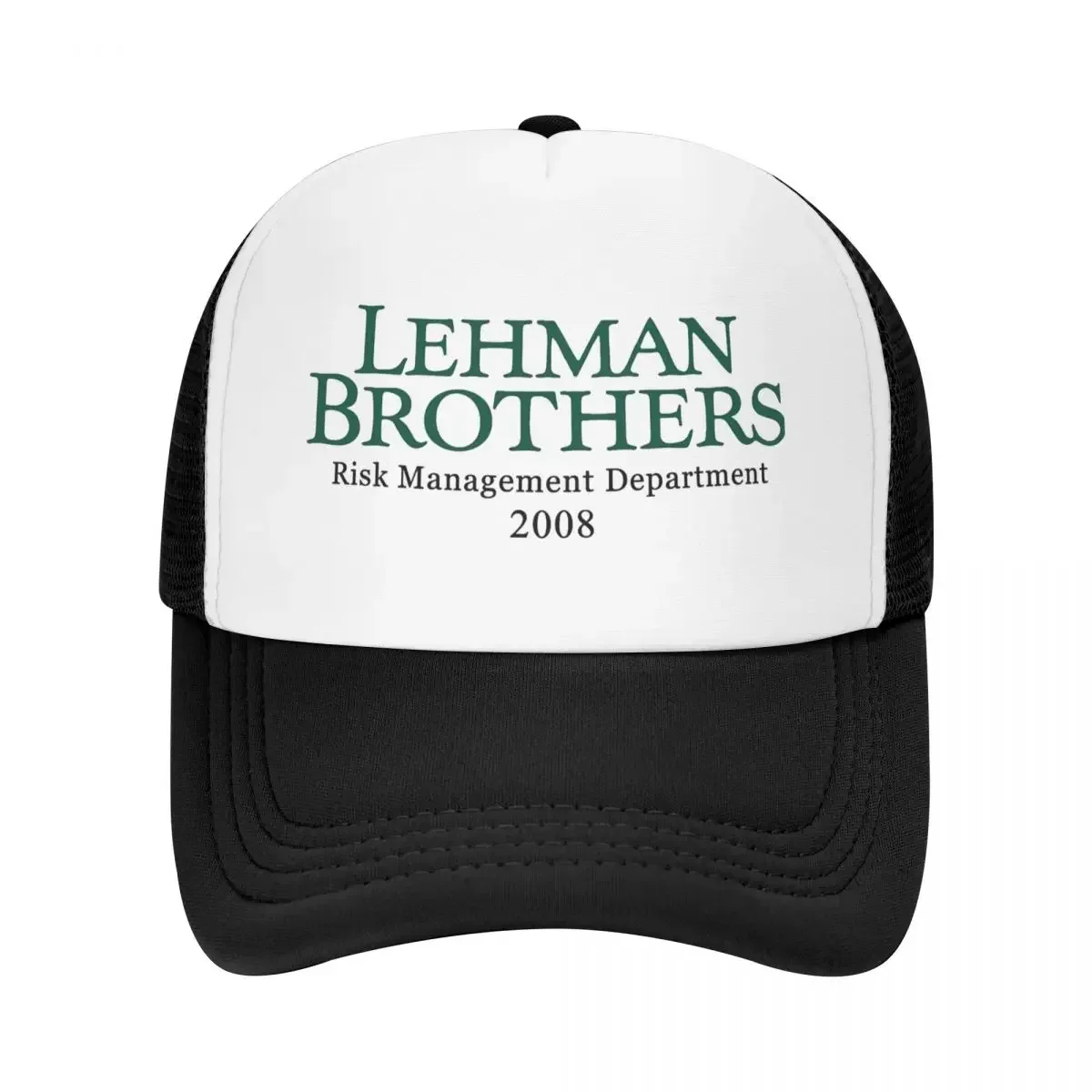 Summer Cooling Lehman Brothers Risk Management Department 2008 Mesh Sun Cap Men Women Adjustable Foam Trucker Hat Casual Wear